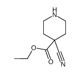 4-cyano-4-ethoxycarbonylpiperidine Structure