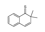 2,2-dimethyl-1,2-dihydronaphthalene-1-thione结构式