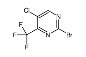 2-bromo-5-chloro-4-(trifluoromethyl)pyrimidine结构式