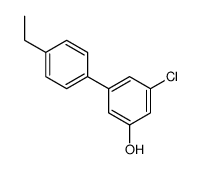 3-chloro-5-(4-ethylphenyl)phenol结构式
