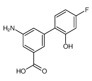 3-amino-5-(4-fluoro-2-hydroxyphenyl)benzoic acid结构式