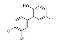 2-chloro-5-(5-fluoro-2-hydroxyphenyl)phenol Structure