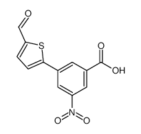 3-(5-formylthiophen-2-yl)-5-nitrobenzoic acid结构式