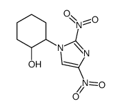 2-(2,4-dinitroimidazol-1-yl)cyclohexan-1-ol Structure