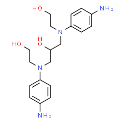 HYDROXYPROPYLBIS(N-HYDROXYETHYL-PARA-PHENYLENEDIAMINE) structure