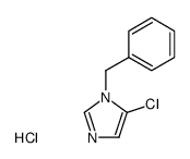 1-benzyl-5-chloroimidazole hydrochloride结构式