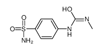 1-methyl-3-(4-sulfamoylphenyl)urea结构式