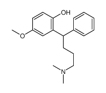 2-[4-(dimethylamino)-1-phenylbutyl]-4-methoxyphenol Structure