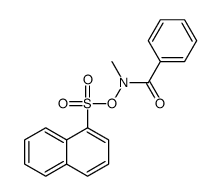 [benzoyl(methyl)amino] naphthalene-1-sulfonate Structure