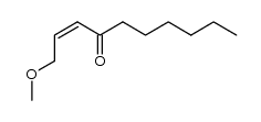 (Z)-1-methoxydec-2-en-4-one Structure