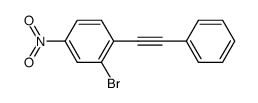 2-bromo-4-nitro-1-(phenylethynyl)benzene Structure