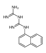 1-(diaminomethylidene)-2-naphthalen-1-ylguanidine结构式
