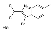 3-Bromo-2-dichloromethyl-7-Methyl-imidazo[1,2-a]pyridine hydrobromide Structure