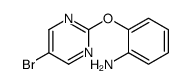 2-(5-bromopyrimidin-2-yl)oxyaniline结构式