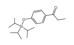 4-[(triisopropylsilyl) oxy]propiophenone Structure