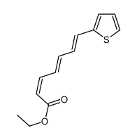 ethyl 7-thiophen-2-ylhepta-2,4,6-trienoate Structure