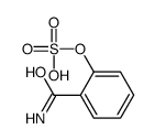 (2-carbamoylphenyl) hydrogen sulfate结构式