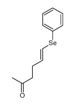 6-phenylselanylhex-5-en-2-one结构式