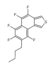 8-butyl-4,5,6,7,9-pentafluoronaphtho[1,2-c]thiophene Structure