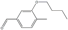 3-butoxy-4-methylbenzaldehyde Structure