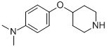 4-(4-N,N-DIMETHYLAMINOPHENOXY)PIPERIDINE HYDROCHLORIDE structure