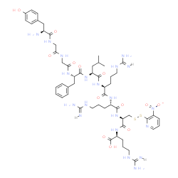 3-nitro-2-pyridinesulfenyl dynorphin derivative结构式