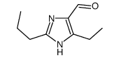 5-ethyl-2-propyl-1H-imidazole-4-carbaldehyde Structure