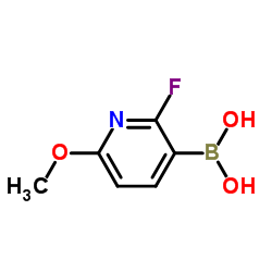 (2-Fluoro-6-methoxypyridin-3-yl)boronic acid picture