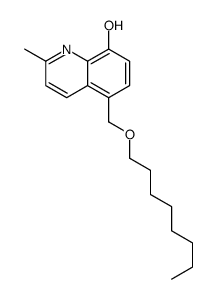 2-methyl-5-(octoxymethyl)quinolin-8-ol结构式