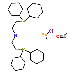 Carbonylchlorohydrido[bis(2-di-cyclohexylphosphinoethyl)amine]ruthenium(II) Structure