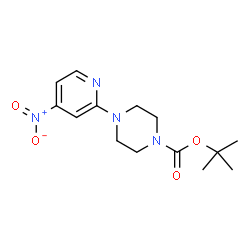 tert-Butyl 4-(4-nitropyridin-2-yl)piperazine-1-carboxylate Structure