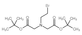 Di-tert-butyl-2-bromoethyliminodiacetate structure