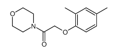 2-(2,4-dimethylphenoxy)-1-morpholin-4-ylethanone Structure