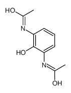 N-(3-acetamido-2-hydroxyphenyl)acetamide Structure