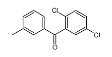 (2,5-dichlorophenyl)-(3-methylphenyl)methanone结构式