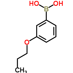 3-丙氧基苯硼酸结构式
