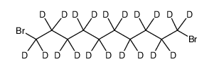 1,10-dibromodecane-d20 Structure