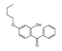 (4-butoxy-2-hydroxyphenyl)-phenylmethanone结构式