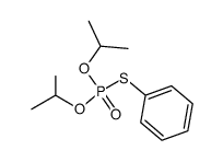 thiophosphoric acid O,O'-diisopropyl ester S-phenyl ester Structure