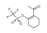 2-acetylcyclohex-1-en-1-yl trifluoromethanesulfonate Structure