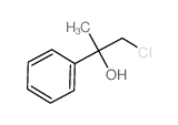 Benzenemethanol, a-(chloromethyl)-a-methyl- Structure