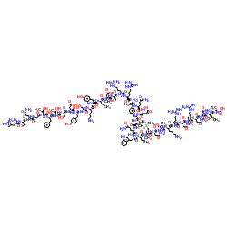 Oxyntomodulin (human, mouse, rat) trifluoroacetate salt Structure