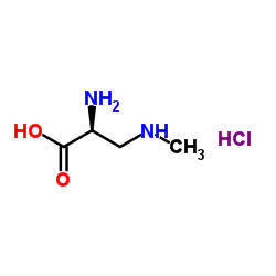 β-N-methylamino-L-alanine hydrochloride Structure