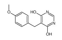 5-(4-甲氧基苄基)-4,6-羟基嘧啶结构式