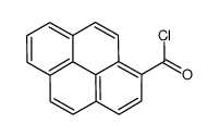pyrene-1-carbonyl chloride Structure
