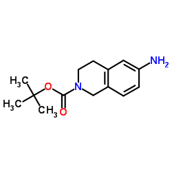 tert-Butyl 6-amino-3,4-dihydroisoquinoline-2(1H)-carboxylate Structure