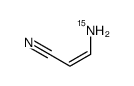 (Z)-3-(15N)aminoprop-2-enenitrile结构式