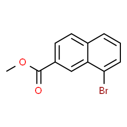 Methyl 8-bromo-2-naphthoate Structure