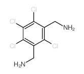 1,3-Benzenedimethanamine,2,4,5,6-tetrachloro- Structure