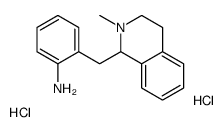 [2-[(2-methyl-1,2,3,4-tetrahydroisoquinolin-2-ium-1-yl)methyl]phenyl]azanium,dichloride Structure